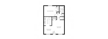 One bedroom floor plan