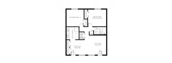 Two bedroom floor plan