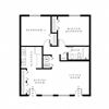 Two bedroom floor plan