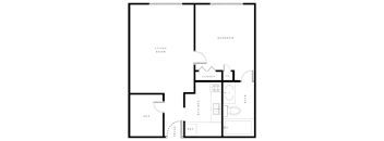 1 Bedroom, 1 Bathroom v2