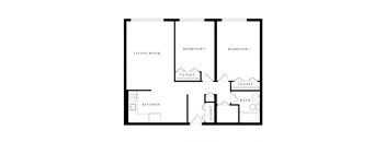 Two Bedroom, One Bath