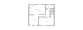 1 Bedroom, 1 Bathroom