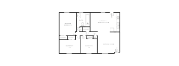 3 Bedroom, 1 Bathroom