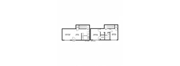 2 Bedroom, 1 Bathroom