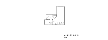 01 Floor Plan at Junction Central, Seattle, 98116