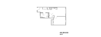 09 Floor Plan at Junction Central, Seattle, WA