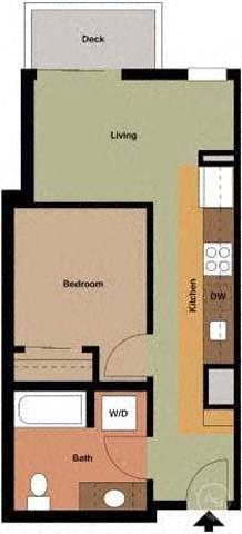 One Bedroom at AJ, Seattle