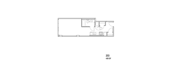a floor plan of a 475 sq ft roommates roommates