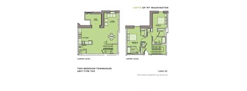 Two Bedroom Townhome