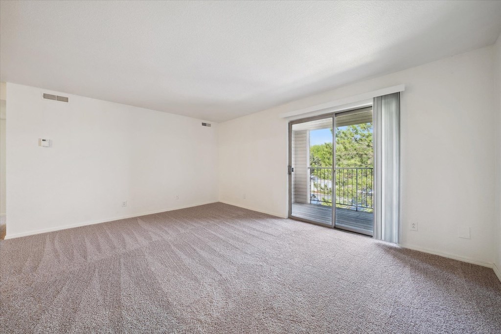 Living Area with Carpet