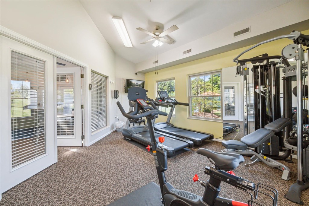 Fitness Center with Cardio Equipment