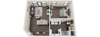1 Bedroom Element Floor Plan