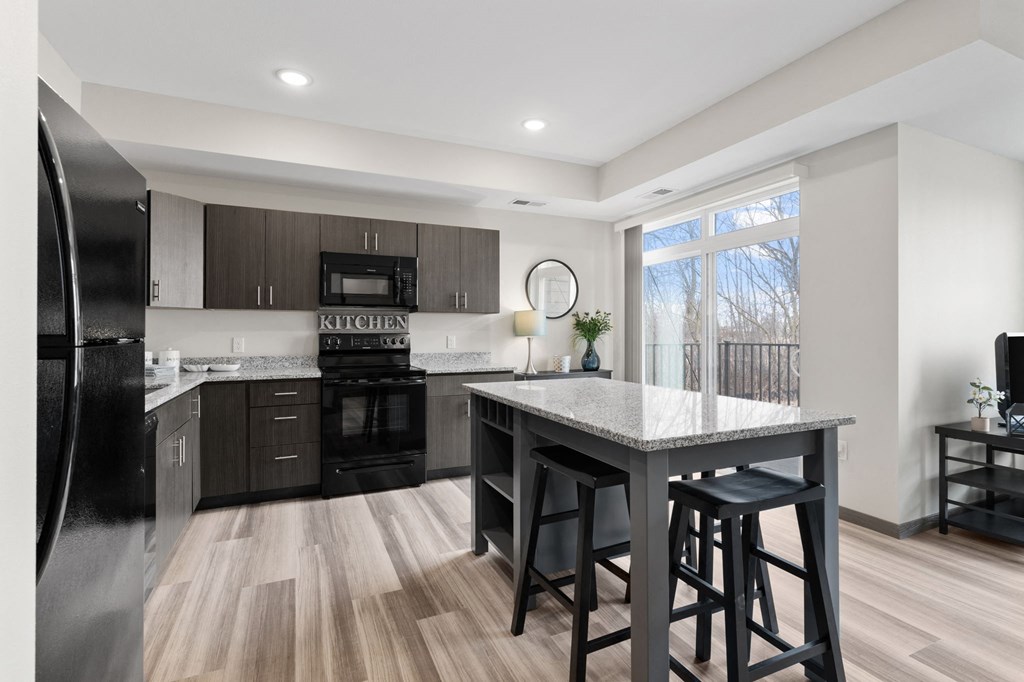 Spacious Kitchen with Island