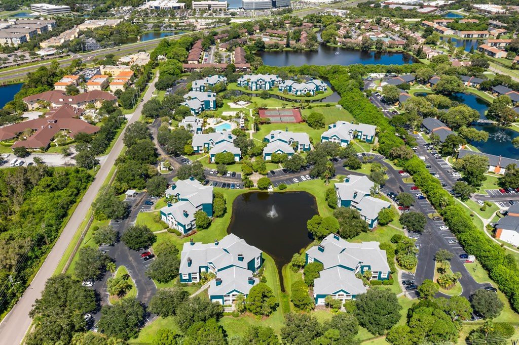 Aerial View Of Isles Of Gateway Apartment Homes