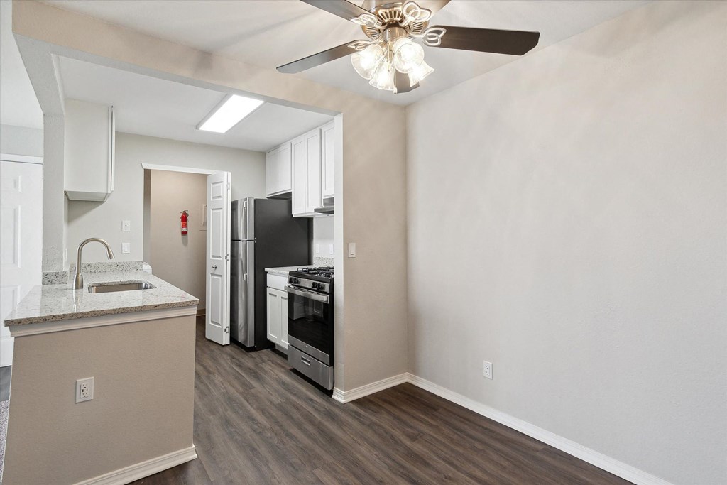Separate Dining Area with Overhead lighting