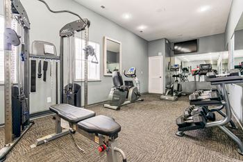 Fitness Center With Cardio & Strength Training Equipment