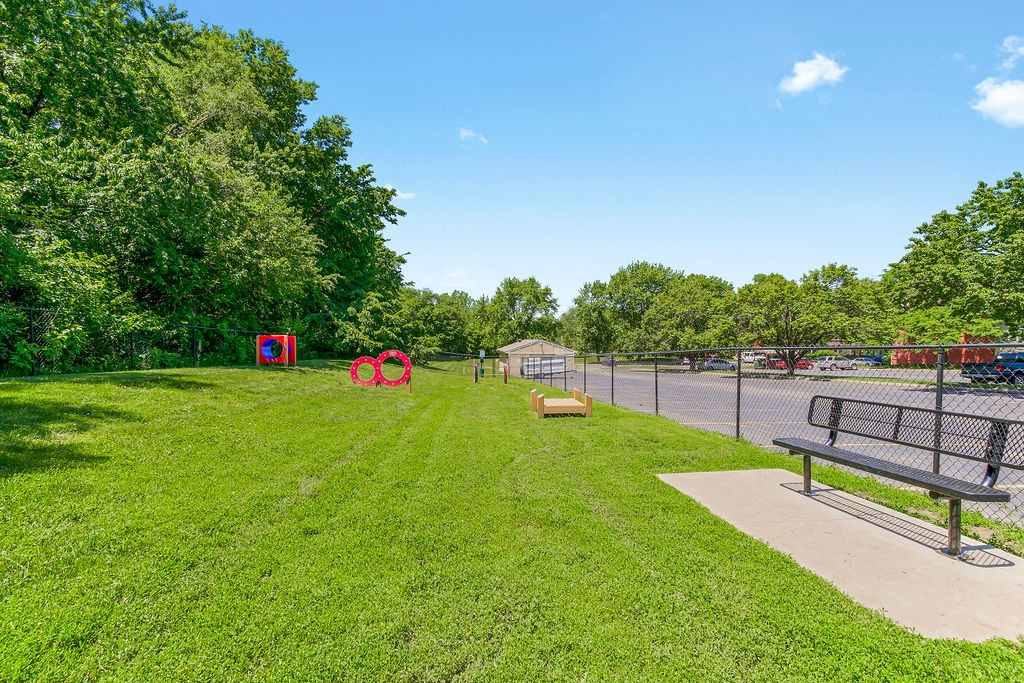 Large Dog Park With Obstacle Courses