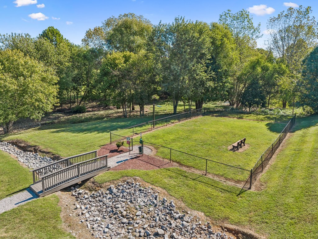 Aerial View of Dog Park