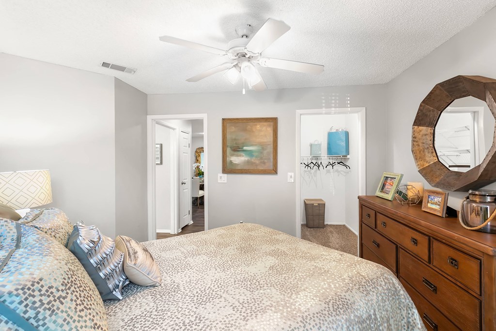 Bedroom Featuring Walk-In Closet