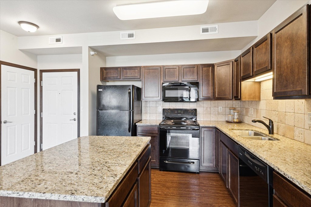 Kitchen with Quartz Countertops
