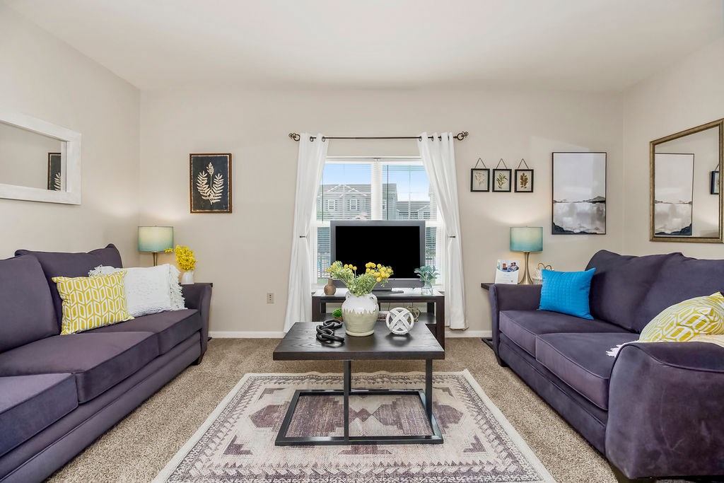 Living Room with Abundant Natural Lighting