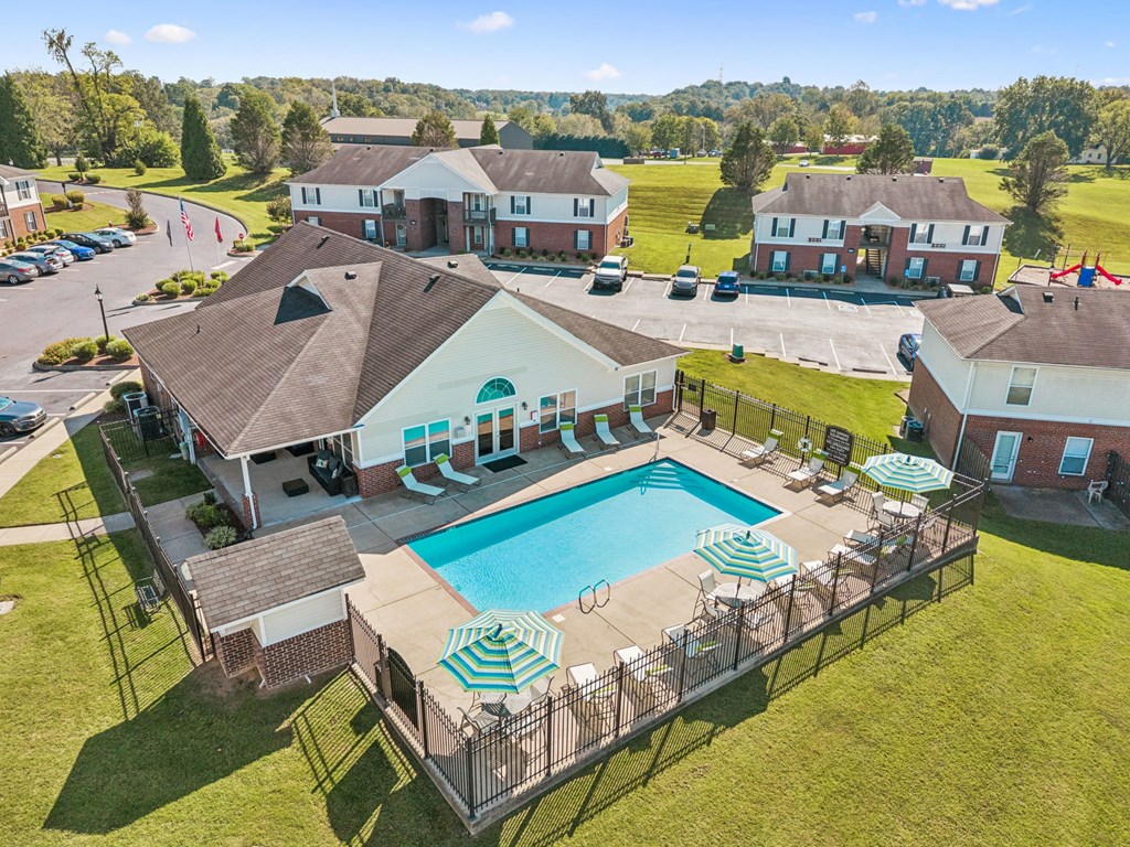 Aerial View of Pool