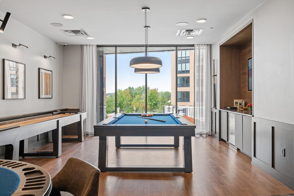 Game Room with Pool Table