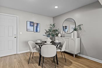 Separate Dining Area With Wood-Style Floors