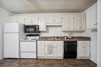 Kitchen with White Cabinetry