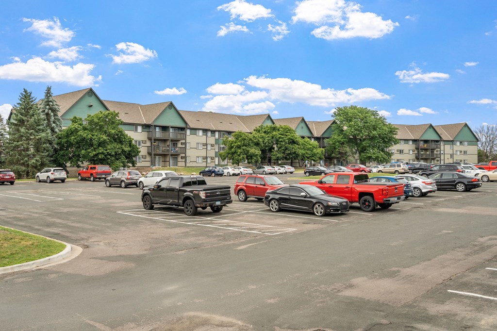 Parking Lot View of Community
