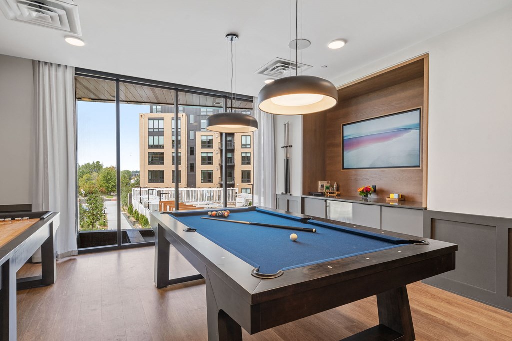Game Room with Pool Table