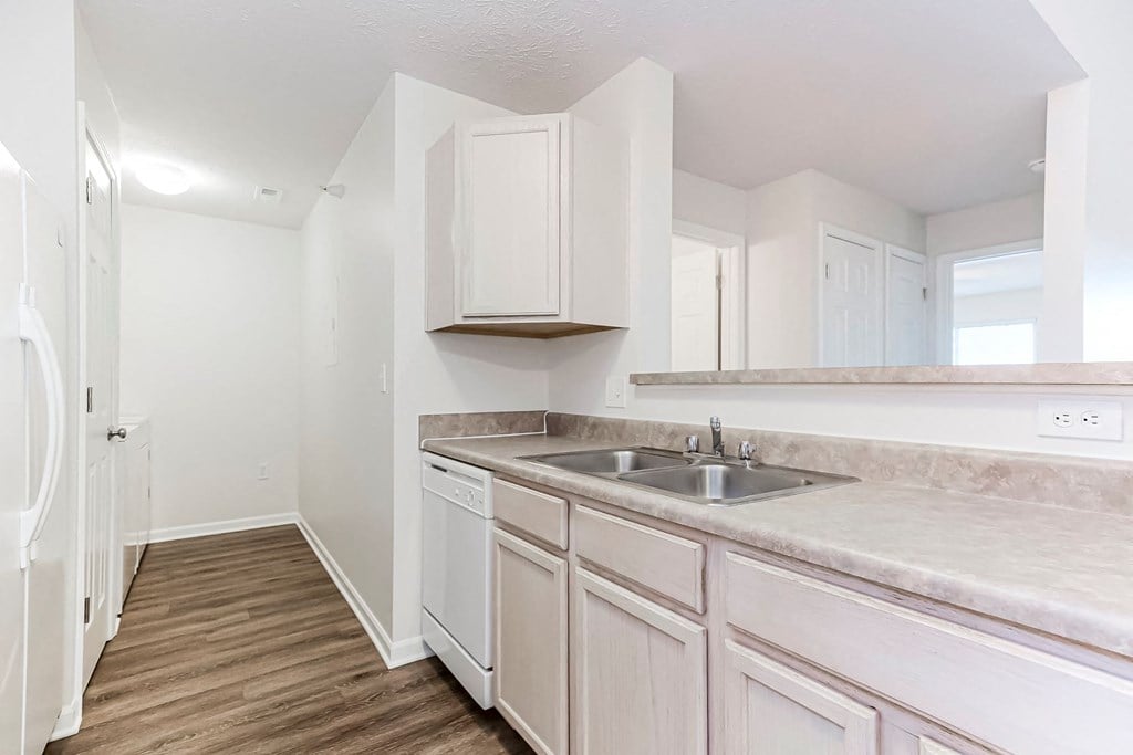 Kitchen with Wood Cabinets