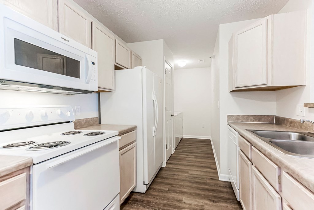 Kitchen with Wood-Style Flooring