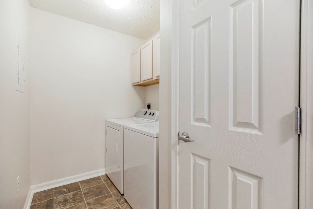 Laundry Room with Full-Size Washer/Dryer