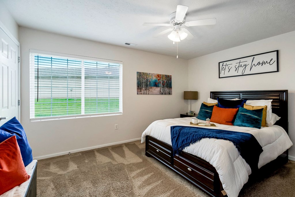 Bedroom with Abundant Natural Light