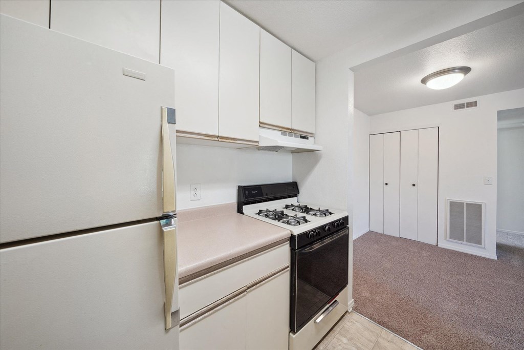 Kitchen with White Cabinetry