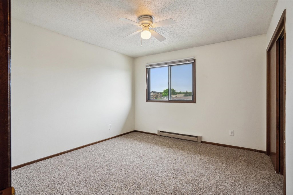 Bedroom with Overhead Lighting