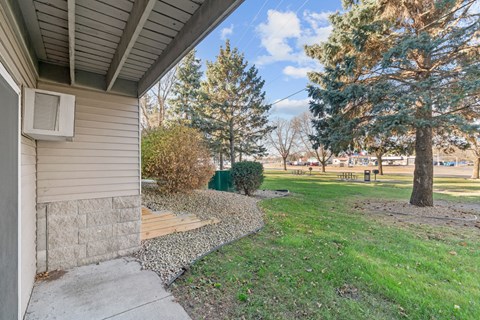 Patio with Lush Greenery