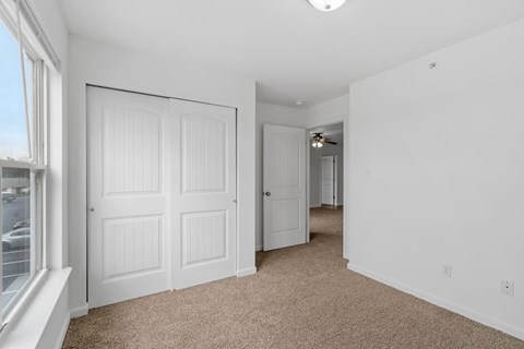 Bedroom with Plush Carpeting