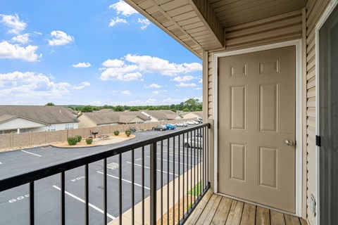 Balcony with Storage