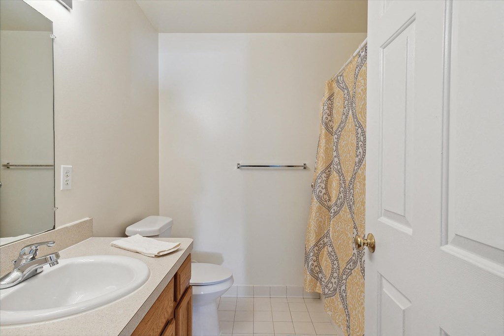 Bathroom with Modern Finishes