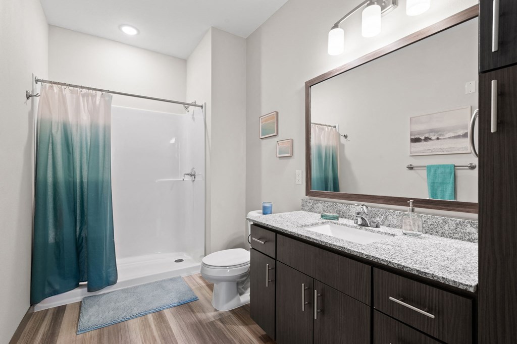 Bathroom with Modern Finishes