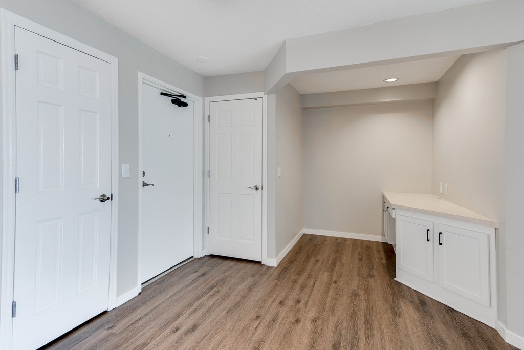 Entry Way Area with Built-in Desk
