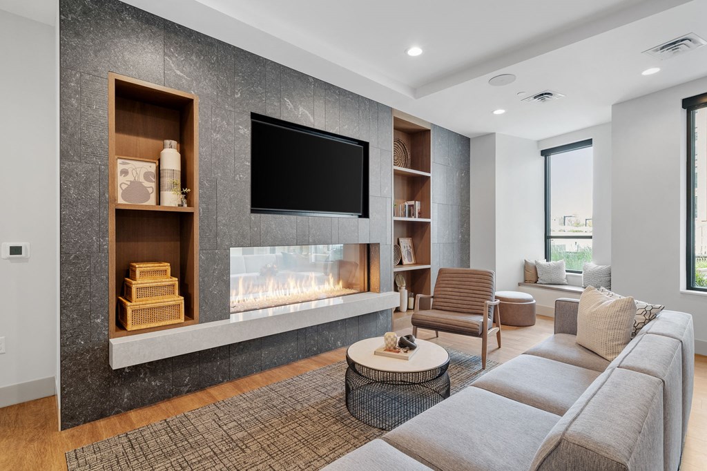 Entertainment Lounge with Fireplace