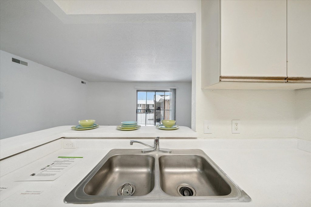 Kitchen with Living Room Access