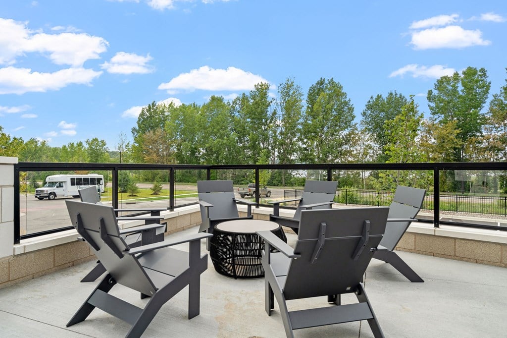 Patio with Greenery Views