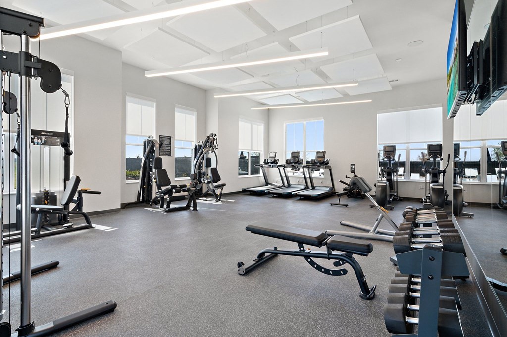 24/7 Gym With Strength and Cardio Equipment