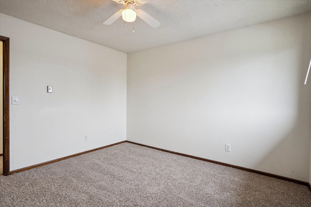 Bedroom with Plush Carpeting