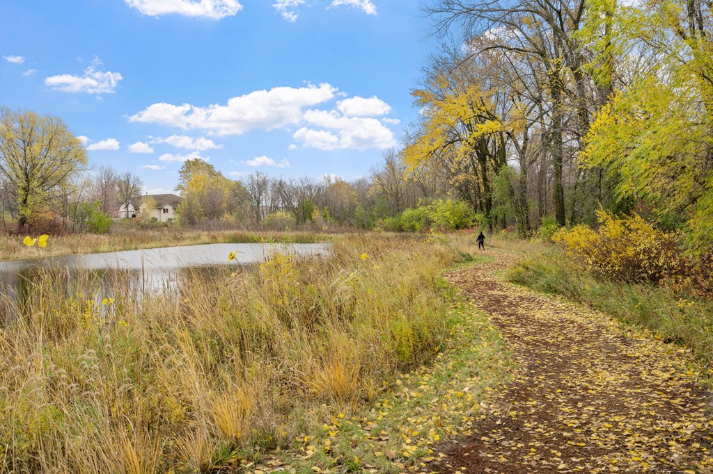 Walking Trail with Pond