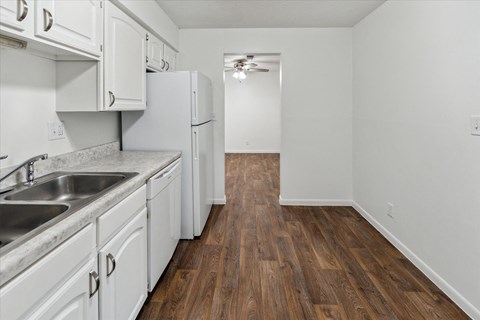 Kitchen with White Cabinetry